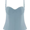 Jaime Spaghetti Strap Suiting Top – Ocean Blue Jaime Spaghetti Strap Suiting Top – Ocean Blue