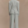 Jameson Cinched Suiting Blazer – Light Sage Jameson Cinched Suiting Blazer – Light Sage