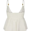 Janayia Cotton Beaded Top – White Janayia Cotton Beaded Top – White