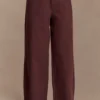Janayia Cotton Wide Leg Pants – Dark Espresso Janayia Cotton Wide Leg Pants – Dark Espresso