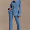 Janine High Waisted Straight Leg Jeans – Classic Blue Janine High Waisted Straight Leg Jeans – Classic Blue