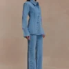 Janine High Waisted Straight Leg Jeans – Classic Blue Janine High Waisted Straight Leg Jeans – Classic Blue
