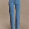 Janine High Waisted Straight Leg Jeans – Classic Blue Janine High Waisted Straight Leg Jeans – Classic Blue