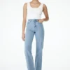 Janine High Waisted Straight Leg Jeans – Classic Blue Janine High Waisted Straight Leg Jeans – Classic Blue