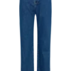 Janine High Waisted Straight Leg Jeans – Dark Blue