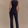 Janine High Waisted Straight Leg Jeans – Washed Indigo Blue