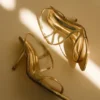 Jaska Metallic High Heel – Gold Jaska Metallic High Heel – Gold