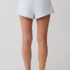 Josephine Cotton Shorts With Waistbands – Ice Blue