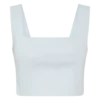 Josephine Crop Top With Open Back – Ice Blue Josephine Crop Top With Open Back – Ice Blue