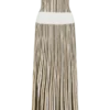 Joyce Stripe Maxi Knit Dress – Khaki/Ivory