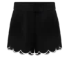 Judith Scallop Shorts – Black Judith Scallop Shorts – Black