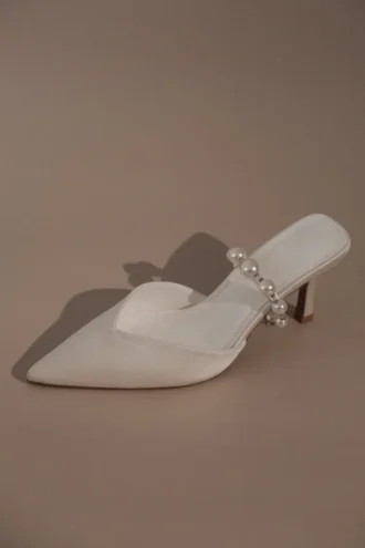 Karla Pearl Mule – Ivory