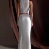 Kathia Pearl Hand Beaded Top – White Kathia Pearl Hand Beaded Top – White