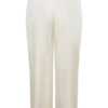 Kayla Silk Blend Straight Leg Pants – Ivory