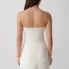 Kayla Silk Blend Strapless Asymmetric Top – Ivory Kayla Silk Blend Strapless Asymmetric Top – Ivory