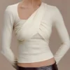 Kaylen Knit Long Sleeve Top – Ivory Kaylen Knit Long Sleeve Top – Ivory