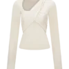 Kaylen Knit Long Sleeve Top – Ivory Kaylen Knit Long Sleeve Top – Ivory