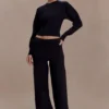 Kerrymae Straight Leg Knit Pants – Black Kerrymae Straight Leg Knit Pants – Black