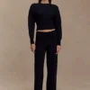 Kerrymae Straight Leg Knit Pants – Black Kerrymae Straight Leg Knit Pants – Black
