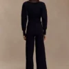 Kerrymae Straight Leg Knit Pants – Black Kerrymae Straight Leg Knit Pants – Black