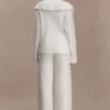 Kerrymae Straight Leg Knit Pants – Off White