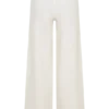 Kerrymae Straight Leg Knit Pants – Off White