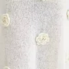 Kiki Off Shoulder Knit Rose Maxi Dress – Ivory