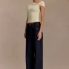 Kinsley Slinky Top With Hardware – Pale Lemon Kinsley Slinky Top With Hardware – Pale Lemon