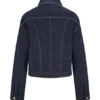 Kirra Cinched Denim Jacket – Washed Indigo Blue