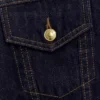 Kirra Cinched Denim Jacket – Washed Indigo Blue