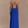 Korra Chiffon Halter Top – Cobalt Blue Korra Chiffon Halter Top – Cobalt Blue