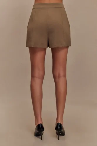 Korrie Suiting Short – Cacao Brown