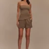 Korrie Suiting Short – Cacao Brown Korrie Suiting Short – Cacao Brown