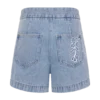 Kylee Embroidered Shorts – Mid Blue Kylee Embroidered Shorts – Mid Blue