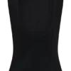 Kyra Open Back Scuba Crepe Top – Black