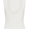 Kyra Open Back Scuba Crepe Top – White