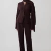 Lara Knit Cardigan With Scarf – Chocolate Lara Knit Cardigan With Scarf – Chocolate