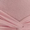Laurie Twist Knit Mini Dress – Baby Pink Laurie Twist Knit Mini Dress – Baby Pink
