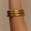 Leilani Bangle Set – Gold