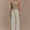 Leone One Shoulder Metallic Knit Top – Gold Leone One Shoulder Metallic Knit Top – Gold