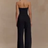 Lindie Straight Leg Suiting Pants – Black