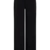Lindie Straight Leg Suiting Pants – Black