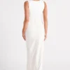Linley Recycled Nylon Long Line Top – White Linley Recycled Nylon Long Line Top – White