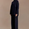 Lioda Oversized Denim Shirt – Washed Indigo Blue