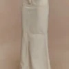 Loretta Denim Maxi Skirt – Ecru