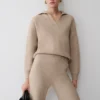 Luca Knit Jumper – Beige Marle Luca Knit Jumper – Beige Marle