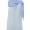 Lucy Lace And Knit Skirt – Cornflower Blue Lucy Lace And Knit Skirt – Cornflower Blue