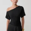 Luu Off Shoulder Slinky Top – Black Luu Off Shoulder Slinky Top – Black