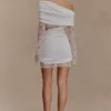 Luxie Lace Knit Mini Dress – Ivory Luxie Lace Knit Mini Dress – Ivory