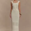 Madeline Scallop Knit Midi Skirt – Ivory Madeline Scallop Knit Midi Skirt – Ivory